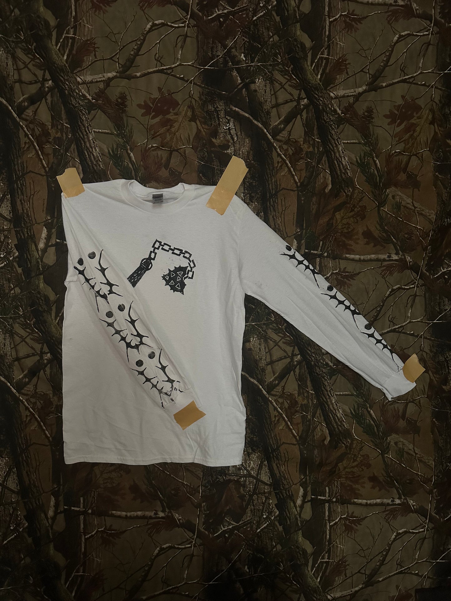long sleeve heart flail
