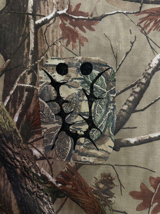 canvas woodlands umlaut patch